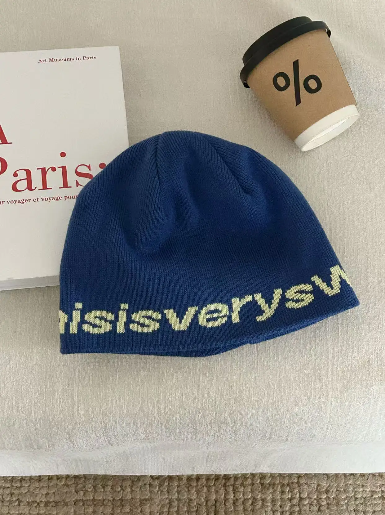 Unisex Neue Brief Drucken Gestrickte Hut Y2K Motorhaube Caps Warme Beanie Hüte für Frauen Outdoor Casual Street Wear Beanies für Mädchen – Detail 4