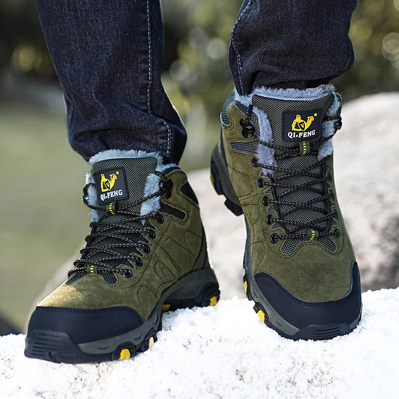 

New Winter Walking Boots for Couples, Autumn and Winter Ankle Boots Sports Shoes Classic Men's and Women's Outdoor Sports Boots