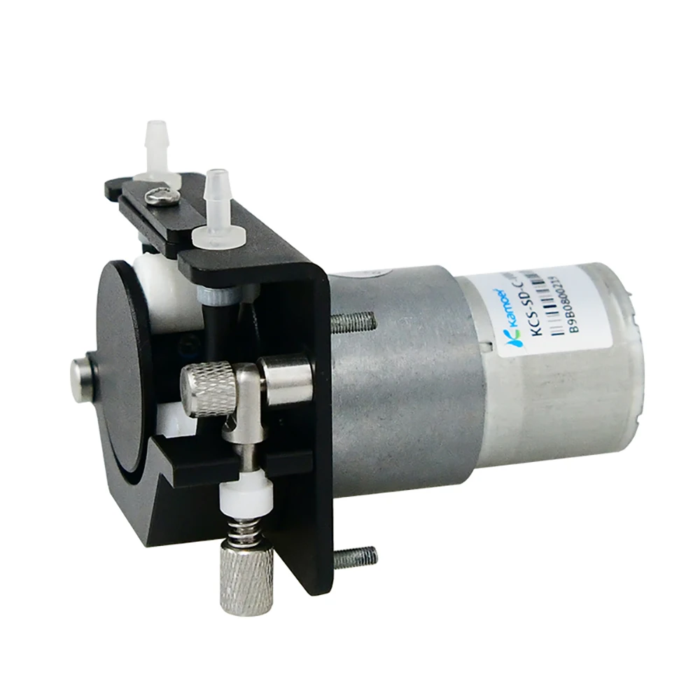 Kamoer KCS DC Motor High Precision 3 or 6 Rotors 12v ammonium acetate and ammonium hydroxide dosing Peristaltic Pump