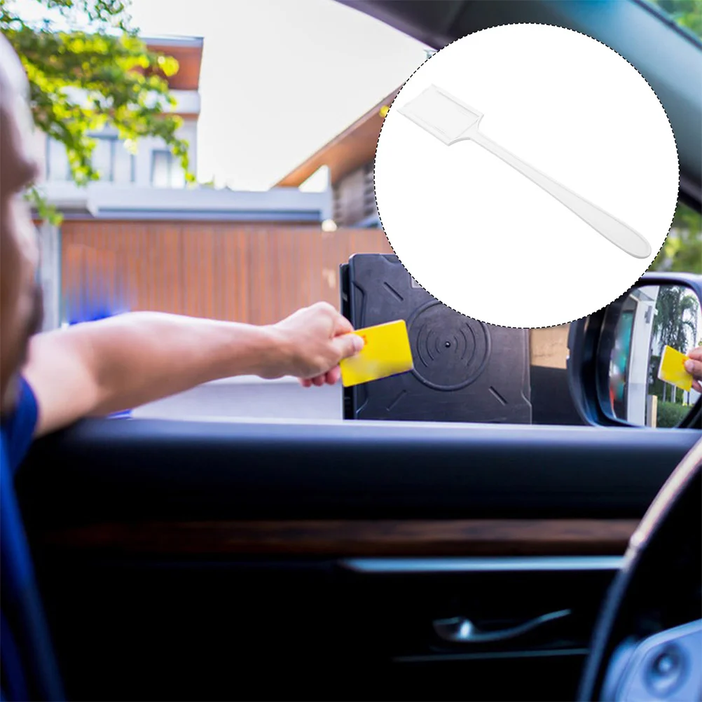 

2Pcs Parking Card Grabber Plastic Payment Stick Convenient Car Payment Tool for Parking Lots Residential Communities Automotive