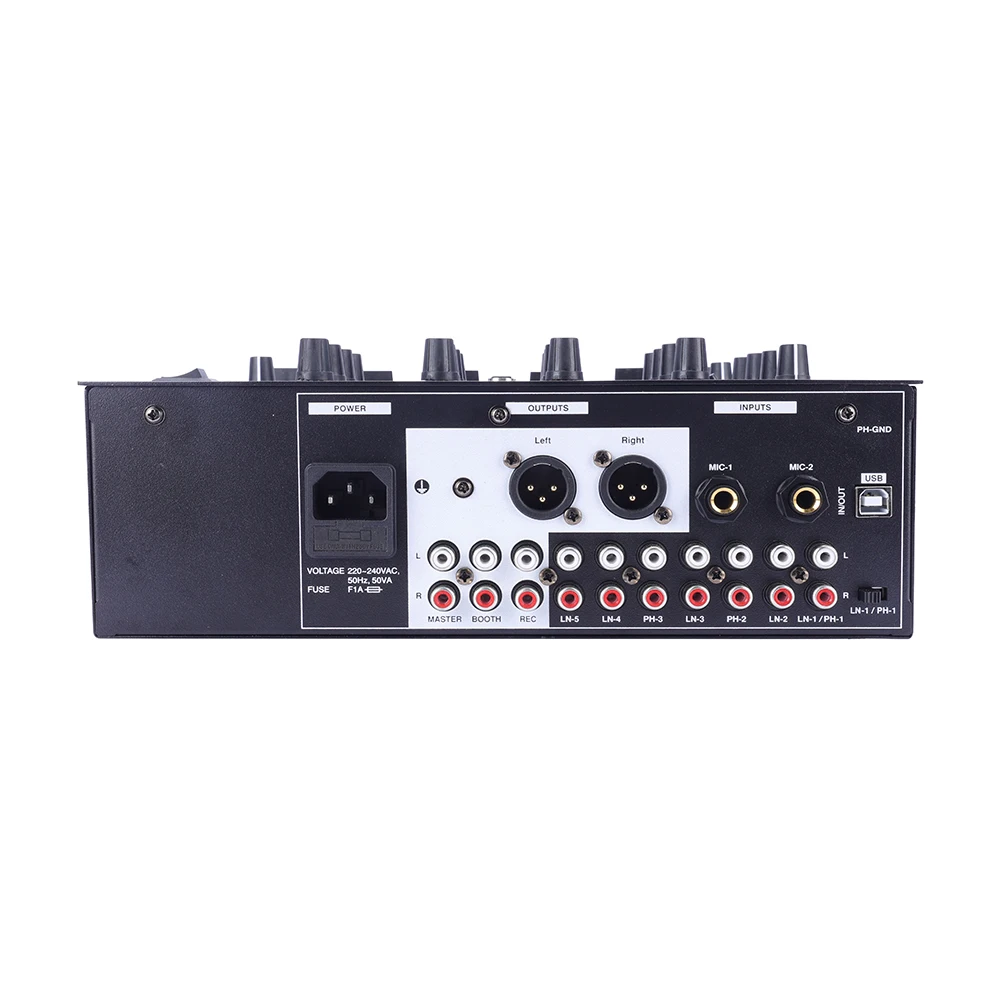 Professional Mini DJ Controller for Club Disco Home Audio Power Mixer Console Mini Speaker Use