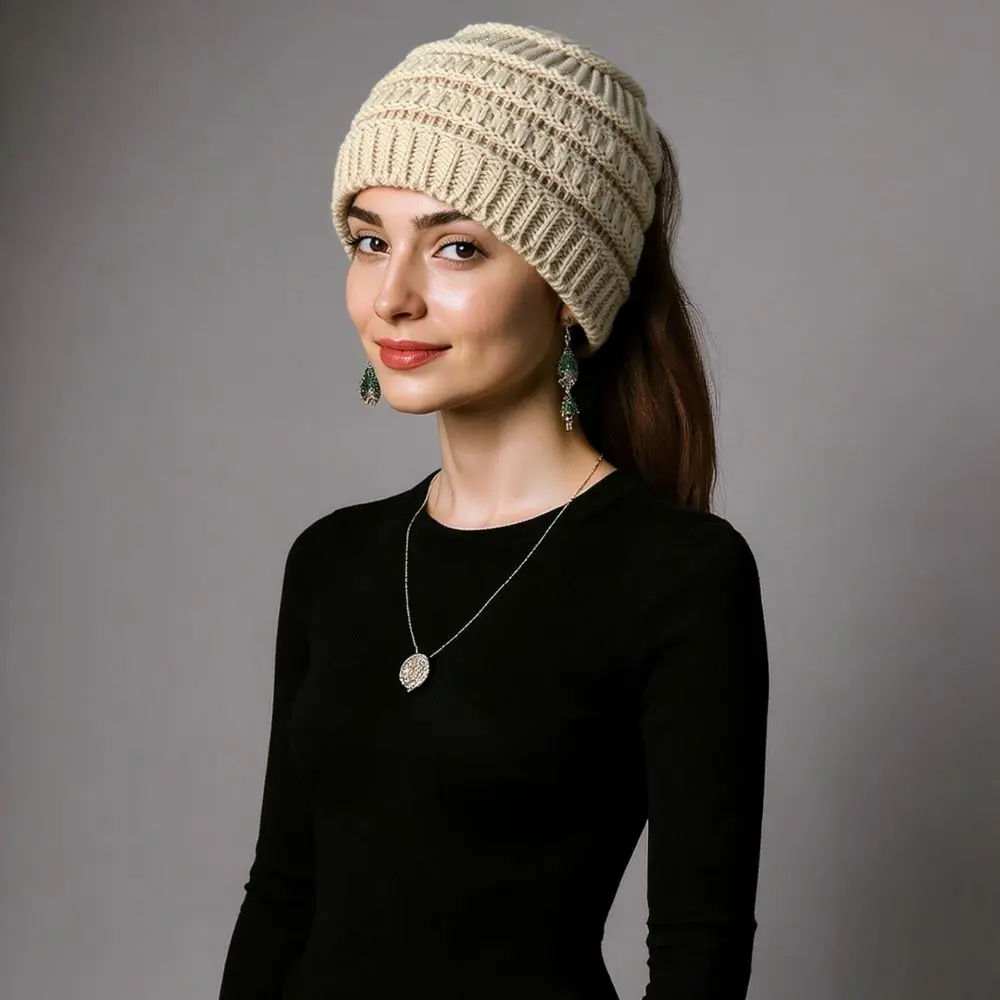 Autumn Winter Knitted Headband - Fleece Ear Warmer Band 评论和价格