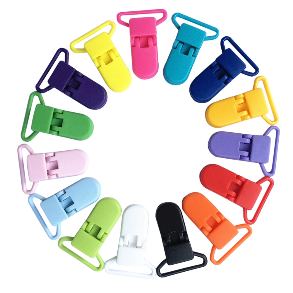 10pcs Binky Paci Holder Suitable for 3M 3T Plastic Pacifier Holders Portable Paci Clip for Boys and Girls Fits for Most Pacifier