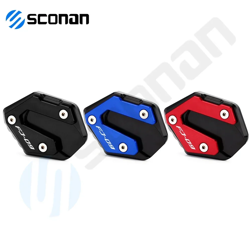 Per YAMAHA MT-07 MT-09 FJ-09 MT07 MT09 FJ09 Accessori Moto In Alluminio Cavalletto Cavalletto Laterale Estensione Ingrandire Piastra Pad