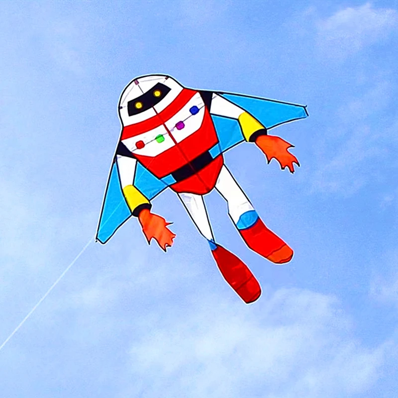 free shipping robot kite for kids kites string line Flying toy kitesurf kite professional kite weifang kite factory Line winder