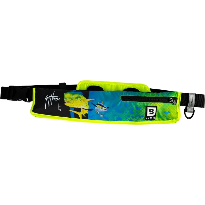 

BLUESTORM Cirro 16 Manual Inflatable Belt Pack for Adults | US Coast Guard (USCG) Approved Life Jacket Waist Belt PFD