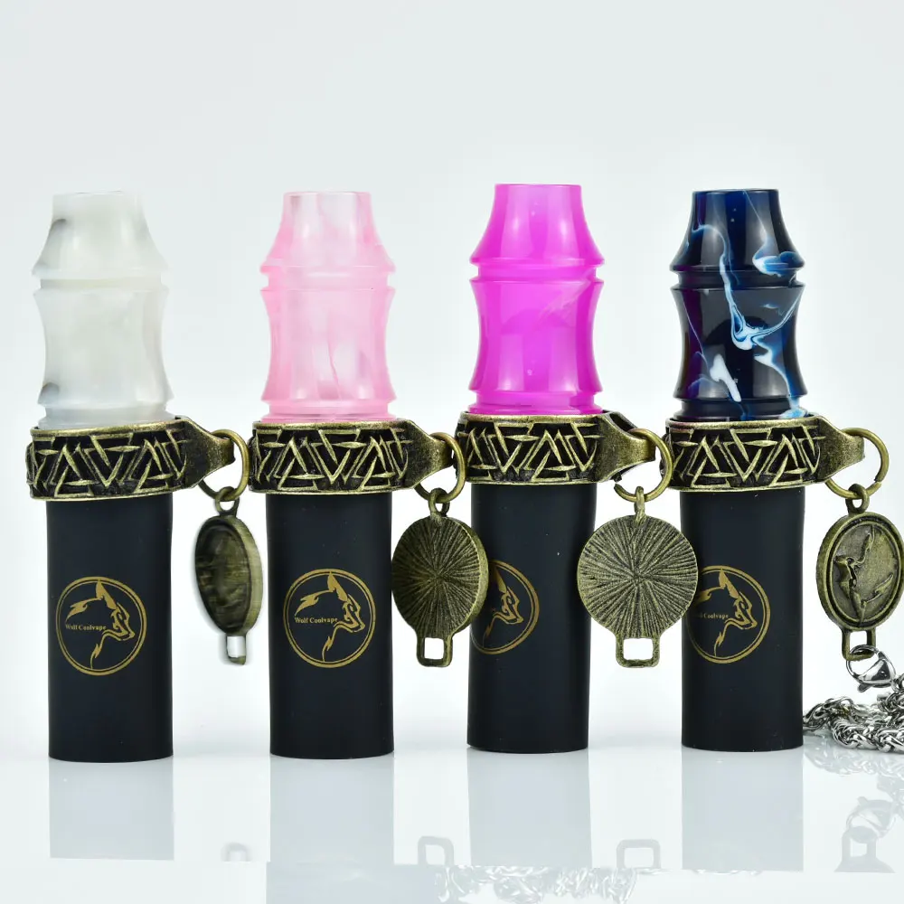 wolfcoolvape Resin MouthTips Hookah Mouthpieces hookah tips hookah personal mouthpiece For Sheesha Chicha Narguile Shisha