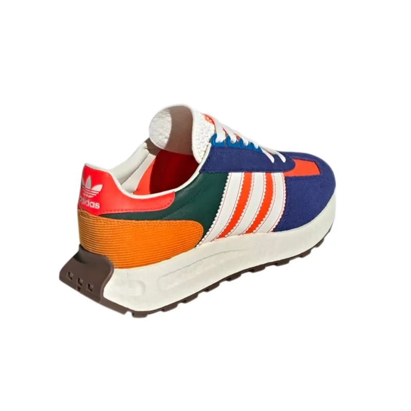adidas Originals Retropy E5 Retro Lightweight Durable Non-Slip Low-Top Boost Running Shoes Unisex Blue-Orange GW6059
