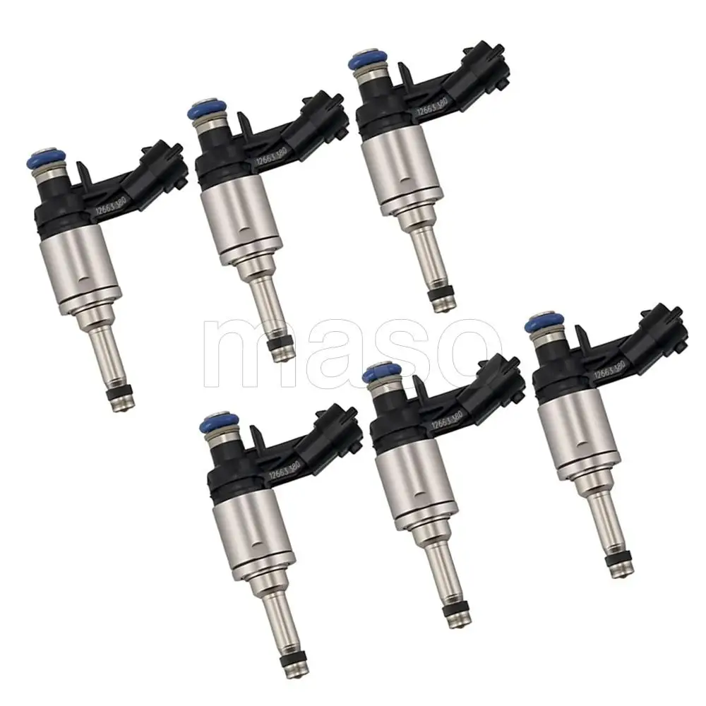 

6pcs Fuel Injectors For Buick Enclave GMC Acadia Chevrolet Traverse 3.6L 2012 2013 2014 2015 2016 2017 12638530 12632255