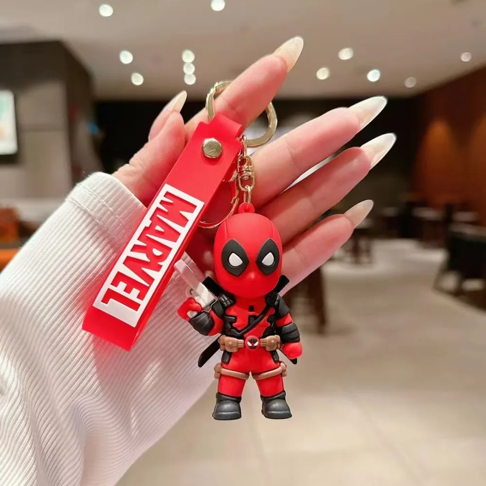 Nen Cartoon Wolverine Anime Deadpool Keychain