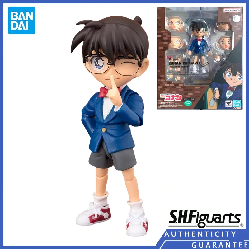 

[In stock] Bandai S.H.Figuarts SHF 9cm Detective Conan Conan Edogawa Schoolchildren Movable Figure Model Toys Garage Kits Gifts