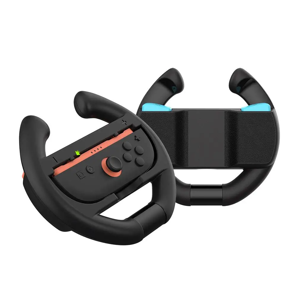 2 قطعة عجلة القيادة لنينتندو 2 Joy Con تحكم Joycon 2 عجلة قبضة اليد لماريو كارت 8 ديلوكس