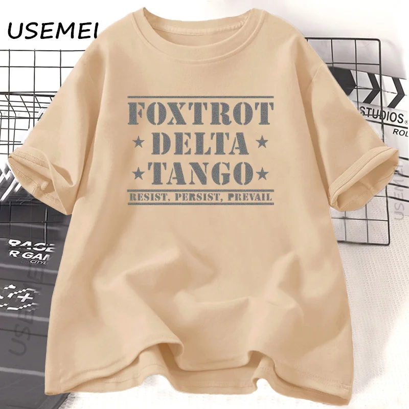 Foxtrot Delta Tango T Shirt Men Women FDT Feminist T-Shirt Casual Activist Cotton Short Sleeve O Neck Tees Unisex Clothes