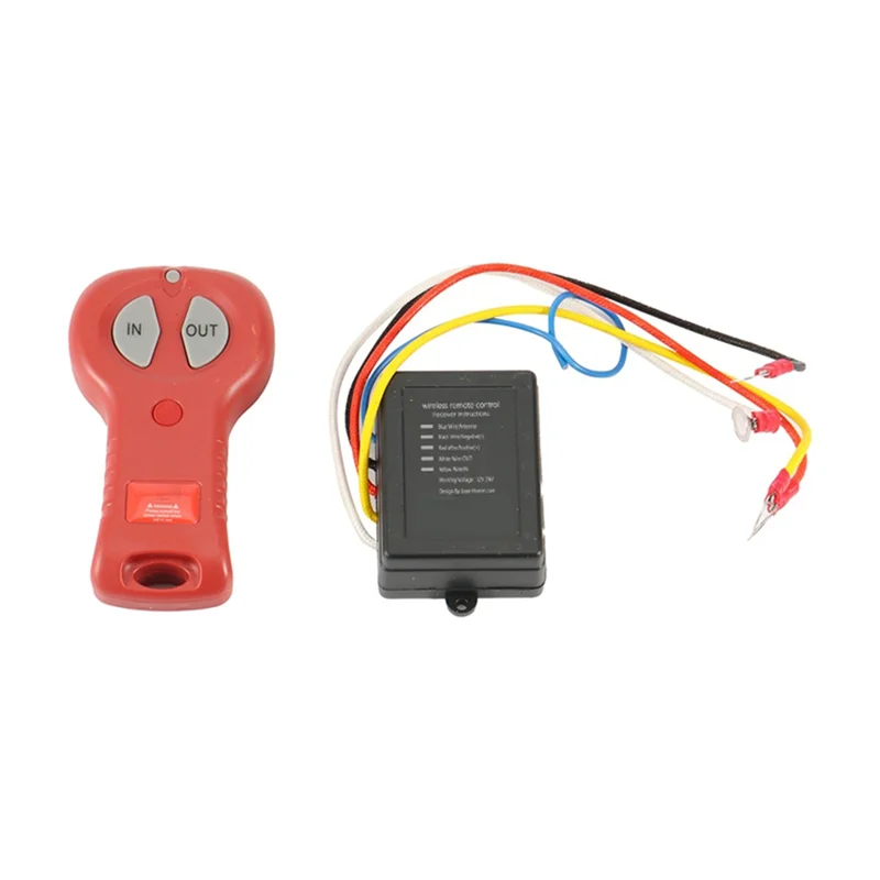 

Electric Winch Control Kit 12V 24V Wireless Winch Remote Receiver Set For Truck For Jeep ATV Off-Road
