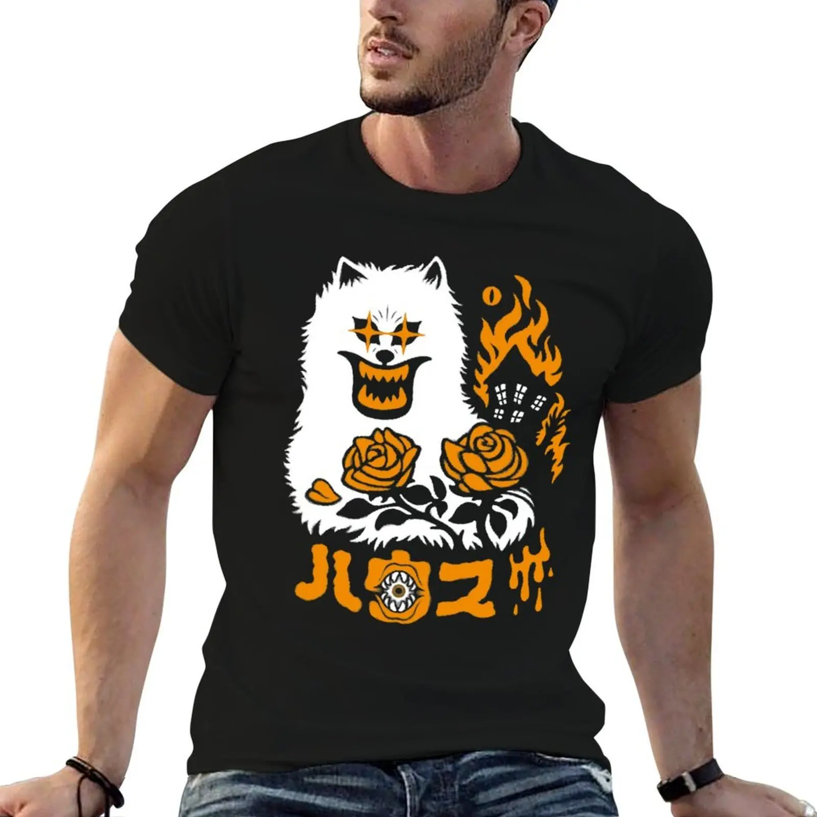

HAUNTED HOUSE T-Shirt cotton t shirt man t shirts for man cotton soft T-Shirt