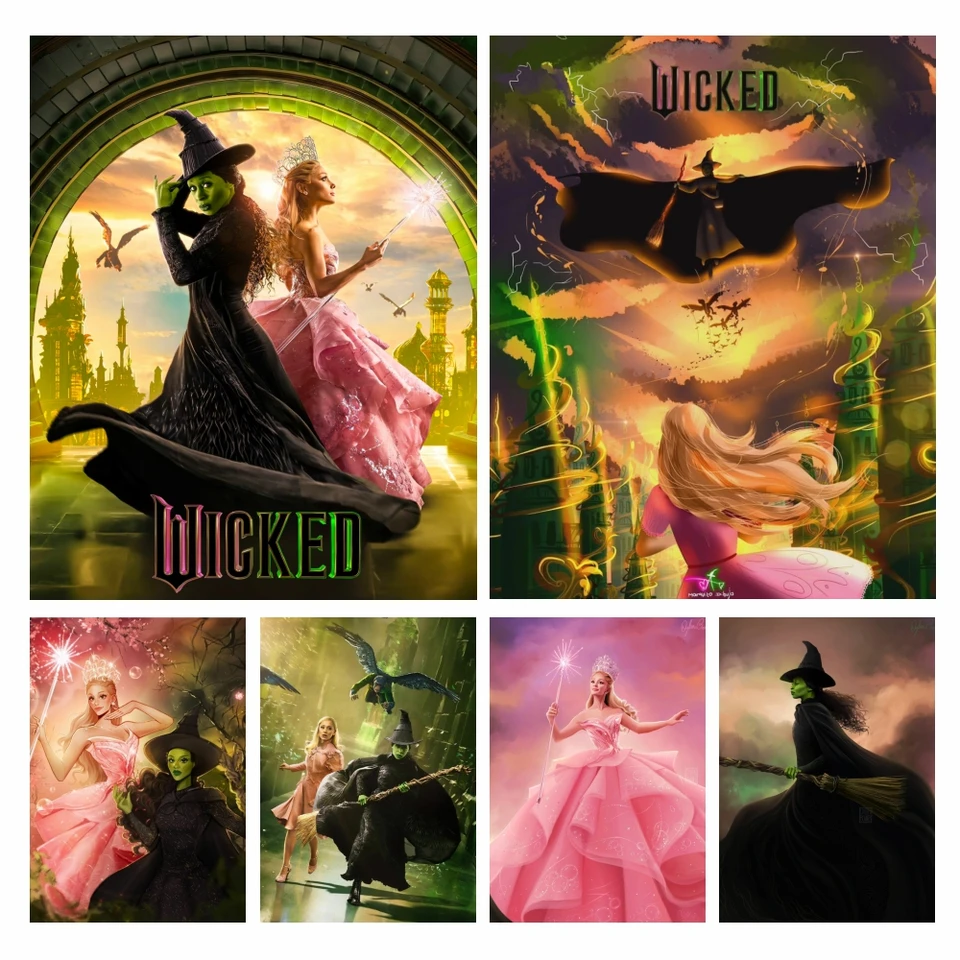 Fantasy Diamond Painting Wicked Movie Diamond Embroidery Elphaba