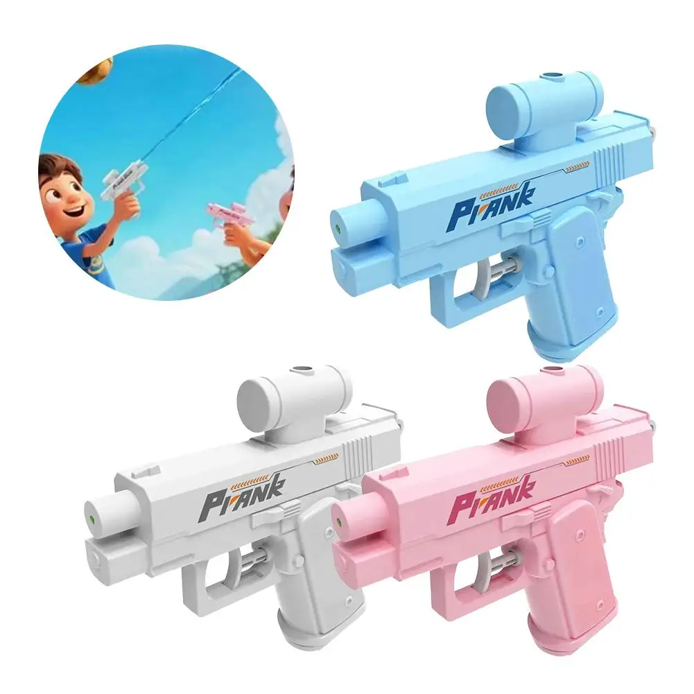 Nova pistola de água verão praia cabeça dupla tiro armas de água brinquedo diversão ao ar livre para crianças meninos meninas adultos presentes