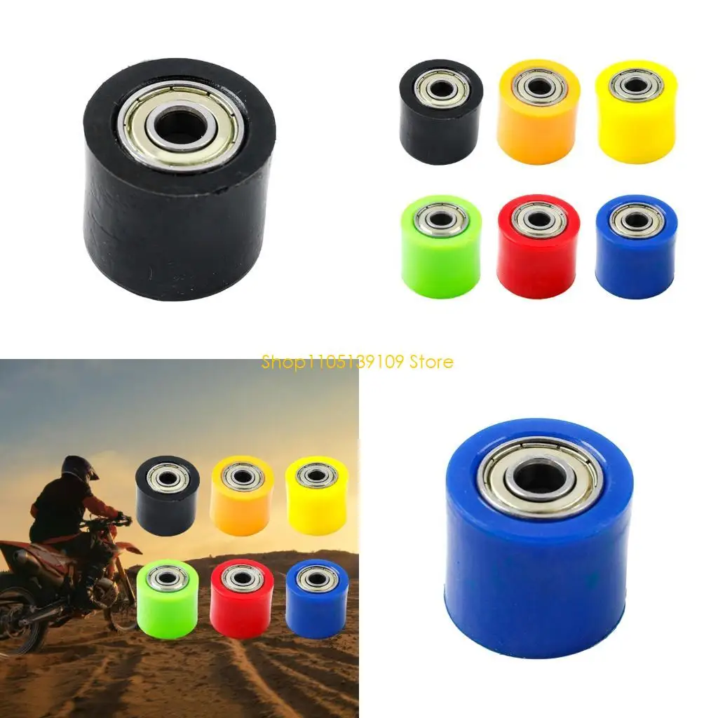 

Strong Rubber Tensioner Chain Sprocket Roller Enhanced Wear Resistance Universal For ATV Off Road Motorcycles