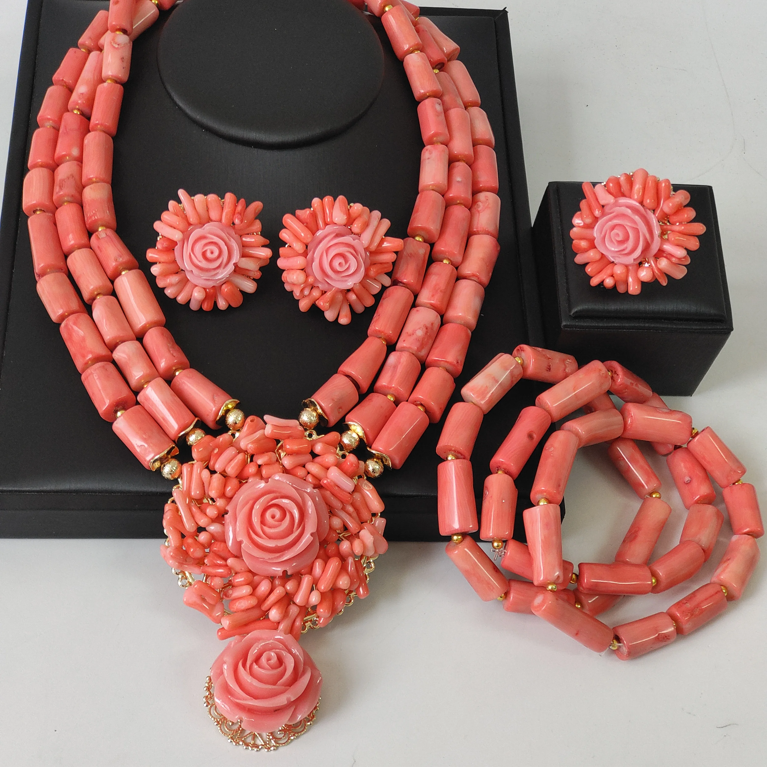 african wedding nigerian coral beads for bride traditional