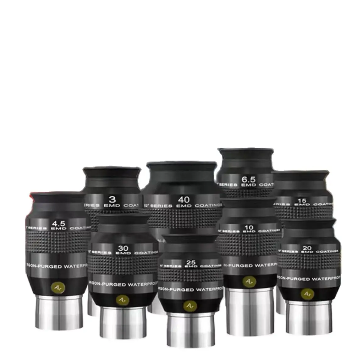 Explore Scientific 52-degree  4.5mm 6.5mm10mm 20mm 25mm  1.25inch Wide-Angle Eyepiece Crushes Nitrogen Waterproof ES 52Eyepiece