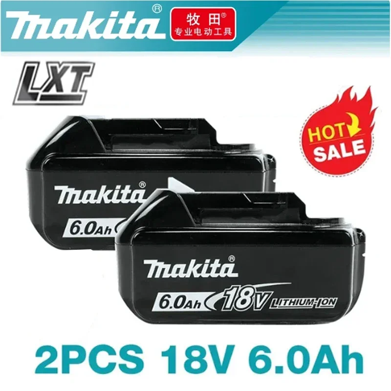 100% Original Makita 6Ah/5Ah/3Ah for Makita 18V Battery BL1830B BL1850B BL1850 BL1840 BL1860 BL1815 Replacement Lithium Battery