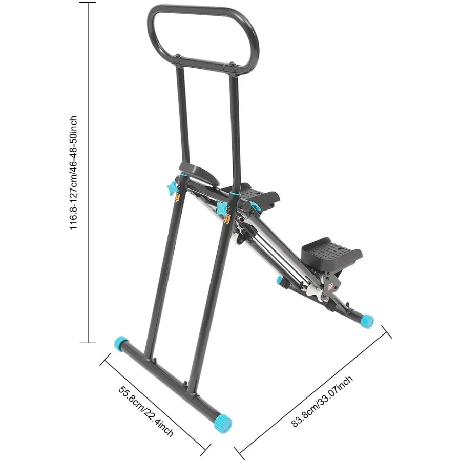 Escalera paso a paso para gimnasio en casa, escalador Vertical plegable, máquina escaladora Vertical para entrenamiento de cuerpo completo