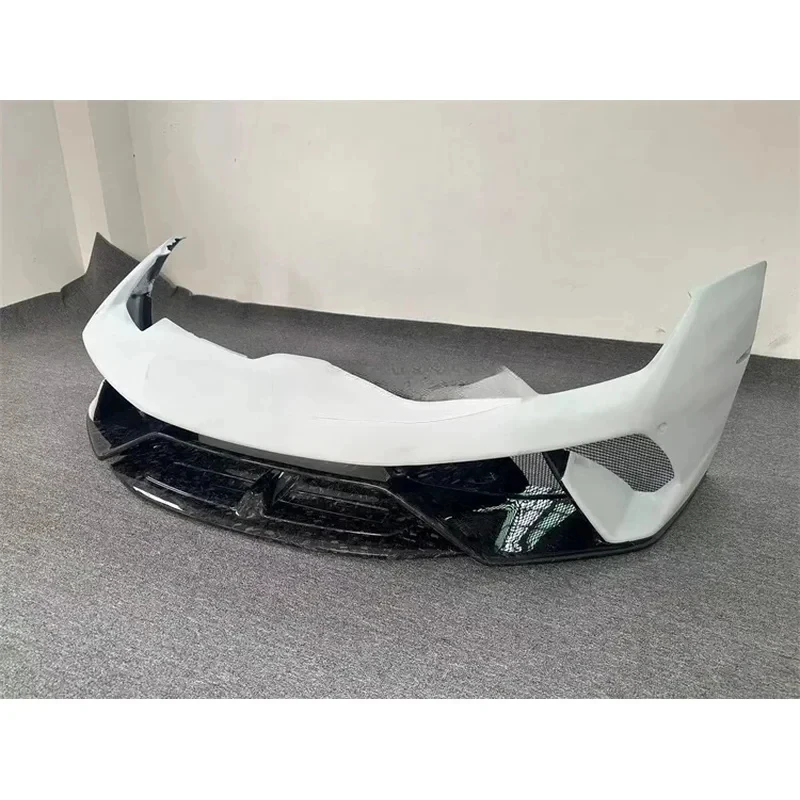PrimeSelect Selected Durle Car Parts P-Style Semi Carbon Fiber Front Bumper Body Kit