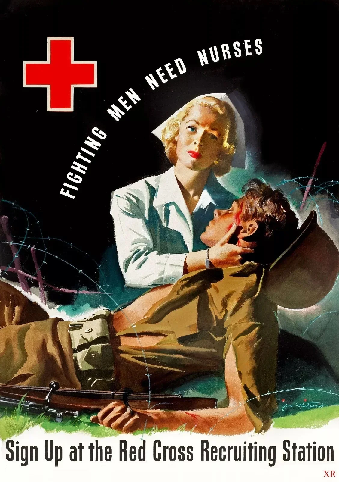 WW2 US Red Cross Poster