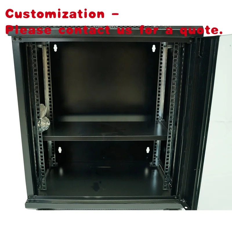 

custom.12U DDF Cabinet Box Metal Server Rack Internet Glass Door Wall Mounted CCTV Cabinets