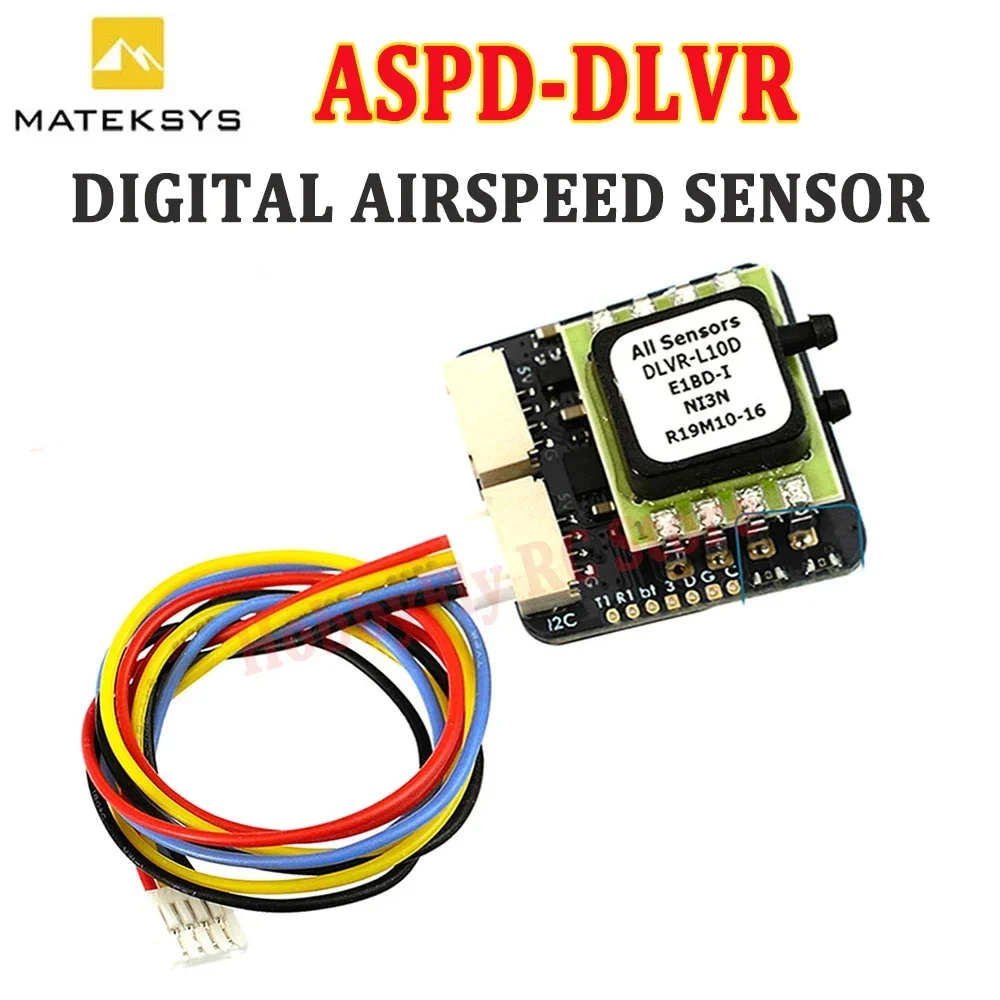 Matek ASPD-DLVR DIGITAL FLIGHT SPEED SENSOR for RC FPV Racing Freestyle Airplane Drone F765-Wing Fix-Wing Flight Controller