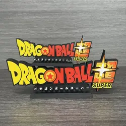 3D Printed  Anime Dragon Ball LOGO Figures Stand Decorations Base Super Saiyan Stand up display board Model Toys Gift
