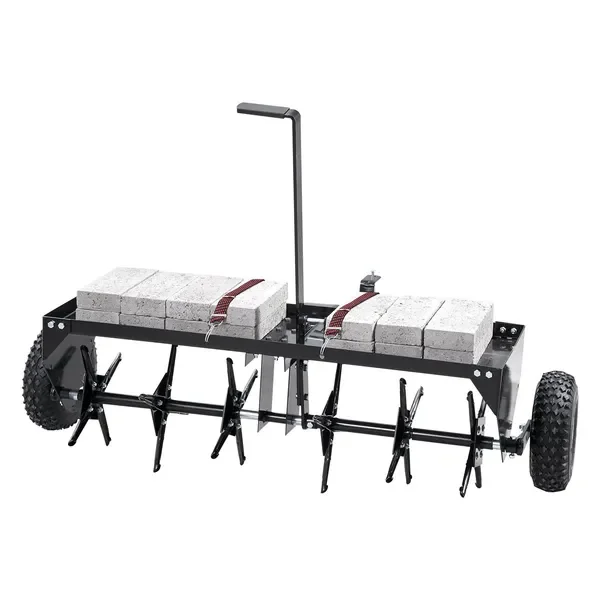 

Прицепной аэратор для газона, 40-дюймовый, с универсальным креплением, для буксировки