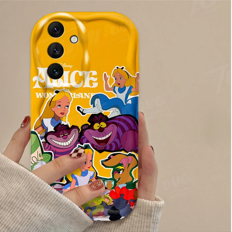 Disney Princess Wave Phone Case For Samsung Galaxy A53 A54 A34 A14 A24 A13 A23 A33 A73 A15 A05 A05S Clear Soft Silicone Cover image 5