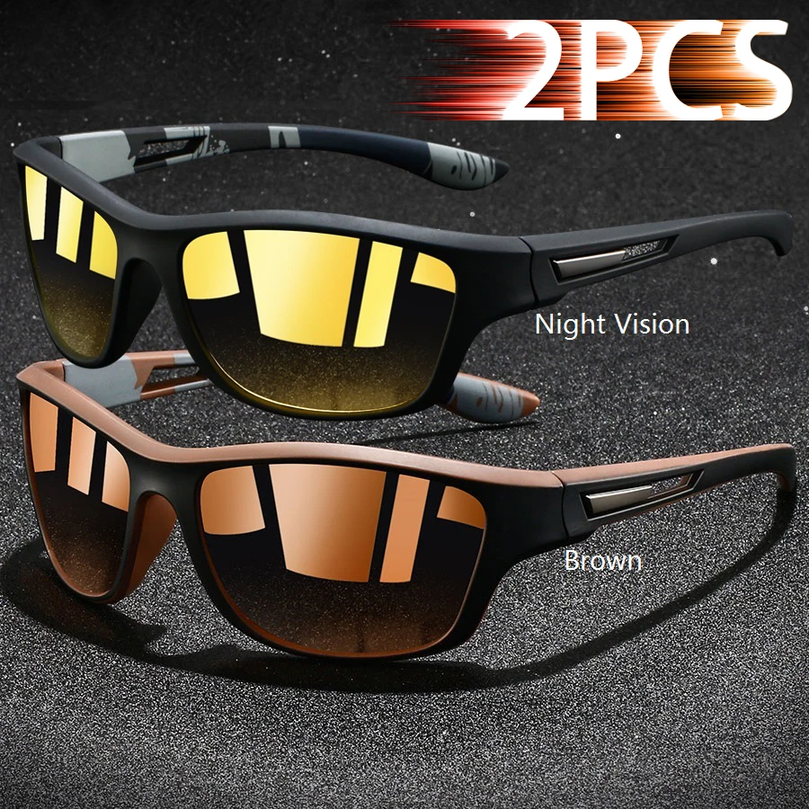 Modische Vintage-Sonnenbrille für Radfahren, Angeln und Sport - Unisex-Sonnenbrille für Laufen, Radfahren und Bergsteigen – Detail 16