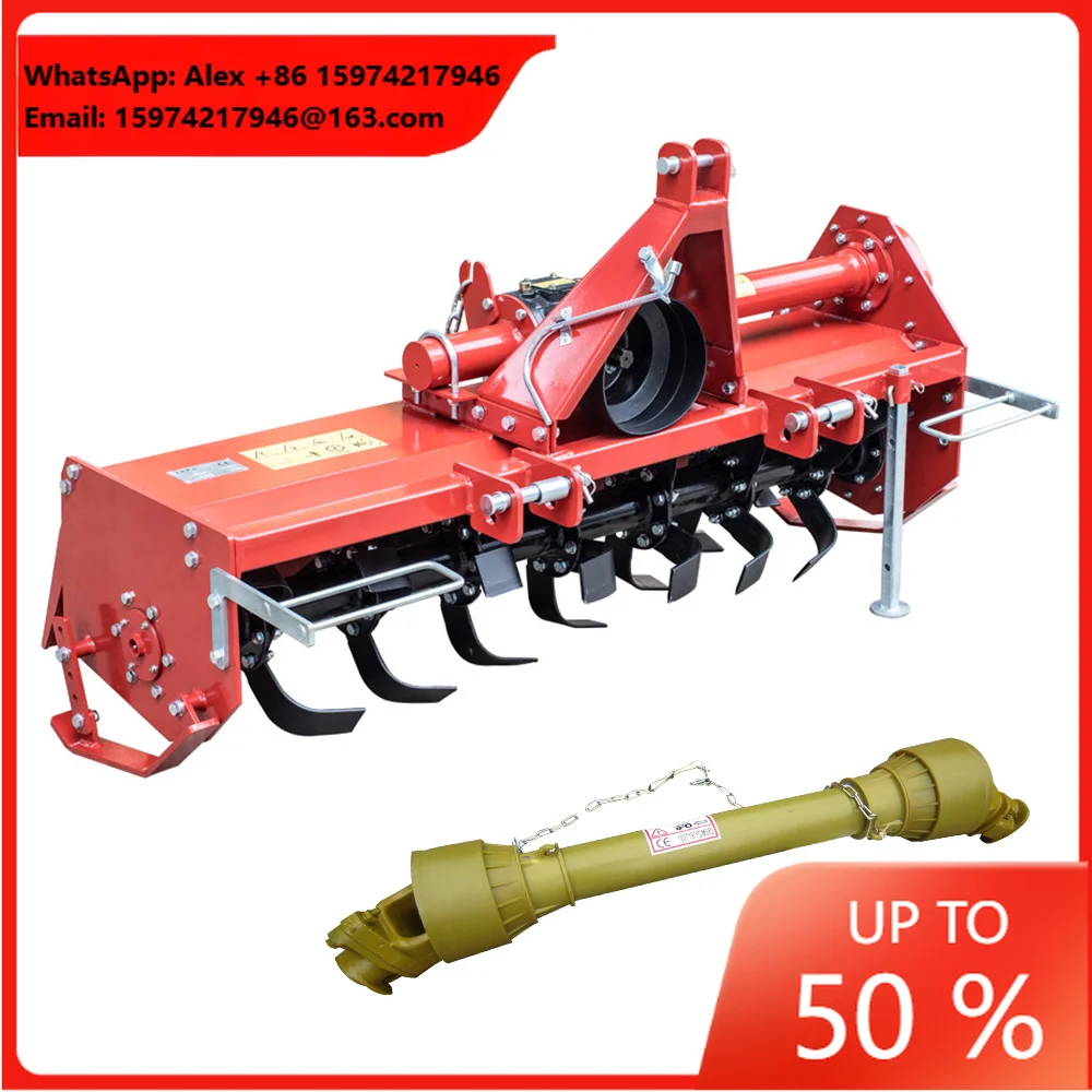 Agricultural Equipment Mi-heavy Tractor Mounted 3pt Hitch Farm Rotavators Farm Rototiller For Sale