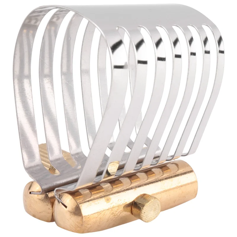 ABKV-2X Tenor Saxophone Clamp Instrument Mouthpiece Ligature Clip Sax Head Clip Saxophone Part Sax Ligature