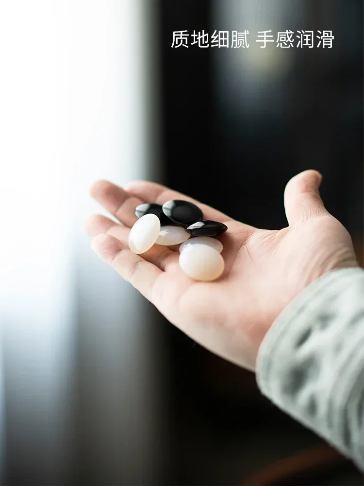 قطع شطرنج من اليشم العقيق الطبيعي من الخشب الصلب للكبار درج الذهاب مجموعة ألواح الشطرنج للأطفال المبتدئين المضادة للاليشم gobang مبيعات ساخنة #3