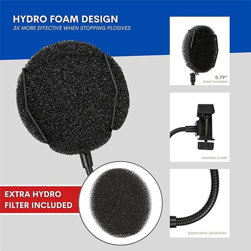 【Must-Haves】High Quality Microphone  Filter Metal  Filter Shield Windscreen  Filter For USB Microphone Podcast Micropho