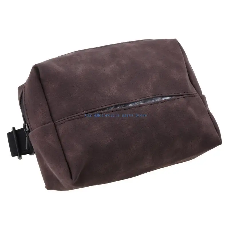 

Y9UC Car Tissue Holder, Sun-Visor Napkin Holder, Car-Visor Tissue Holder, PU Leather Backseat Tissue Cases Holder