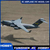 Xfly 40mm C17 Transport Aircraft Four Engine Jet Ducted Model Aircraft Rc Plane Electric Model Aircraft Assembly Fixed Wing