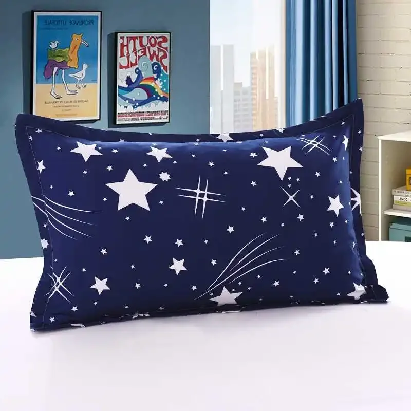 

1/2 Pcs Cotton Printed Pillowcases Comfort Soft Pillow Cover For Bed Sofa Pillow Covers Top Quality Pillow Cases Home Decoration