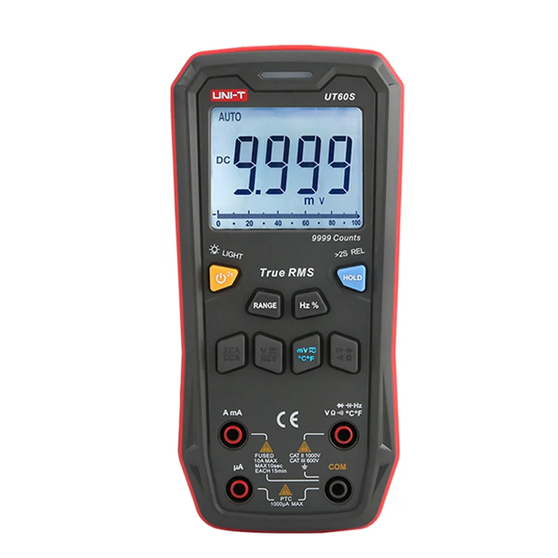 UNI-T multimetro digitale intelligente UT60S UT60BT 1000V AC DC voltmetro amperometro vero condensatore RMS Tester di temperatura multimetro