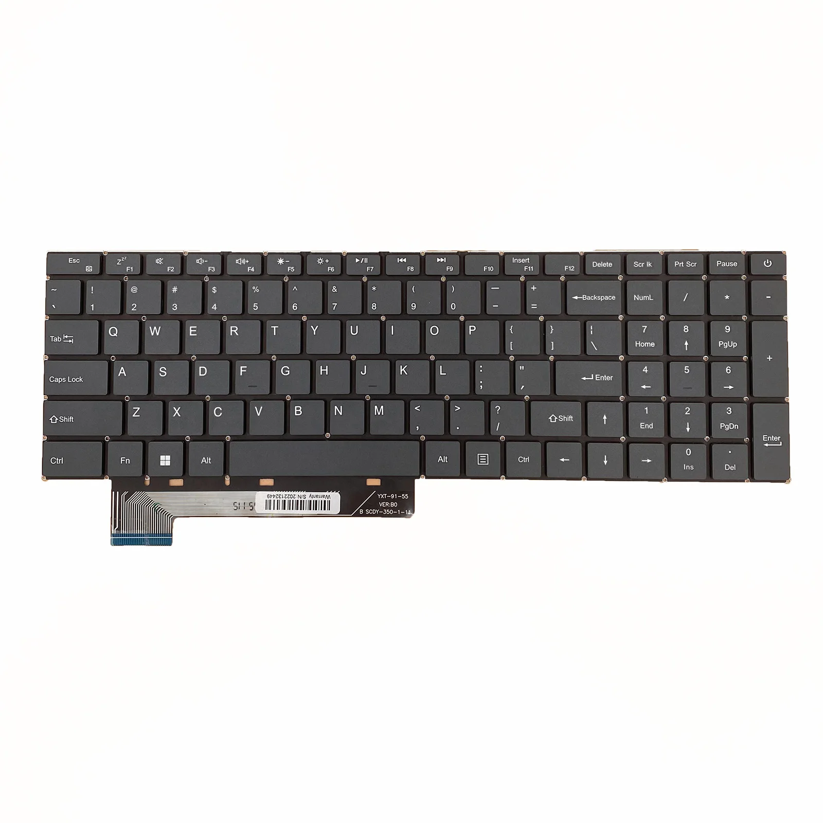 Imagem -04 - Teclado do Portátil para Gateway Gwnr71517 Gwnr71517-bk Inglês us