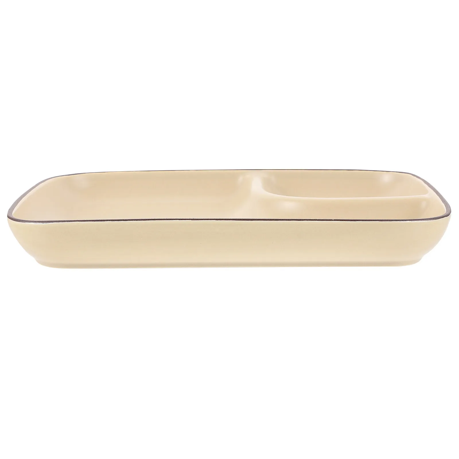 

1 шт. высококачественная керамическая тарелка для пельменей с отсеком для соуса, идеально подходит для пельменей, суши, закусок, салатов и приправ.