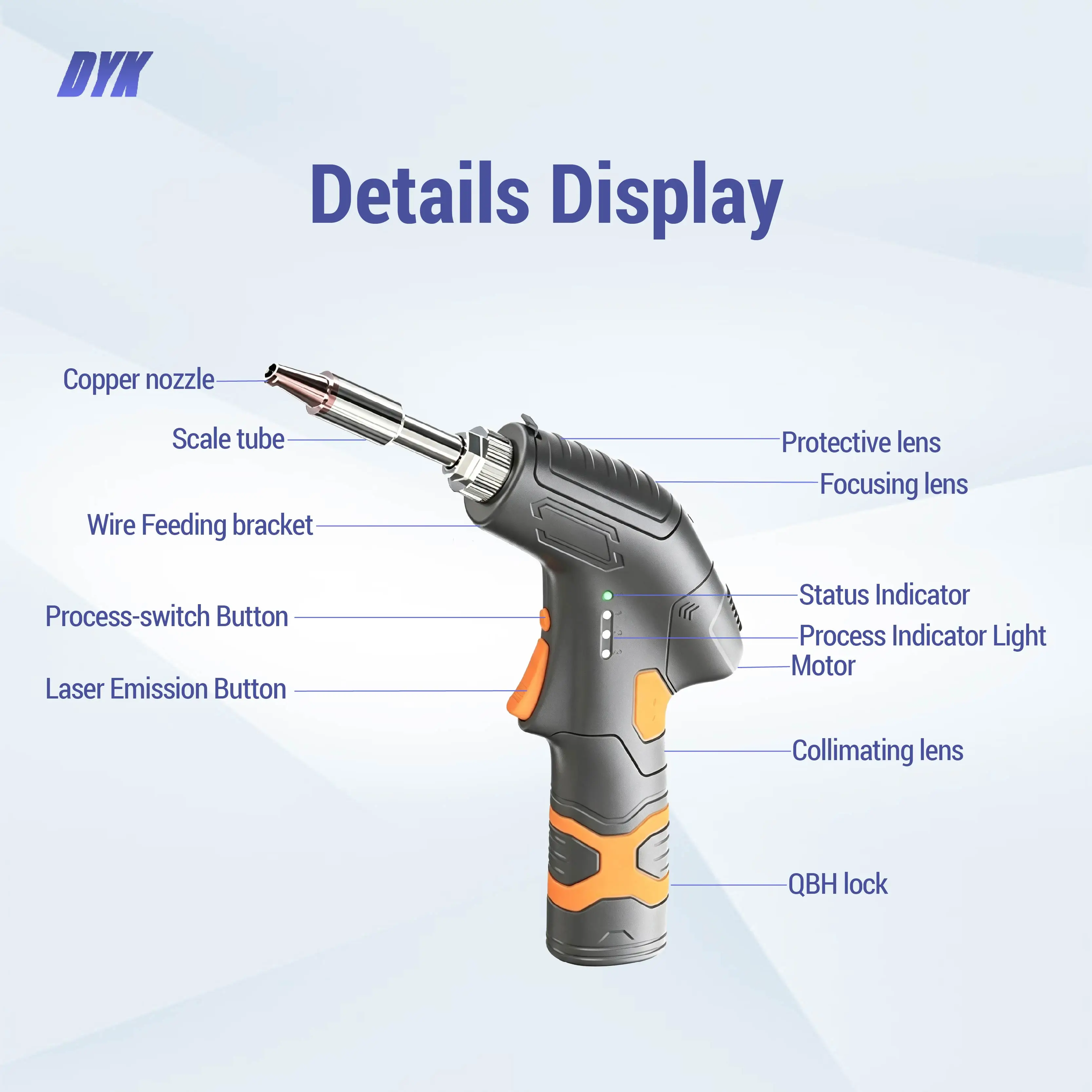 SUP31T Handheld Laser Welding Head 3000W 4 In1 Laser Welding Gun Welding Torch