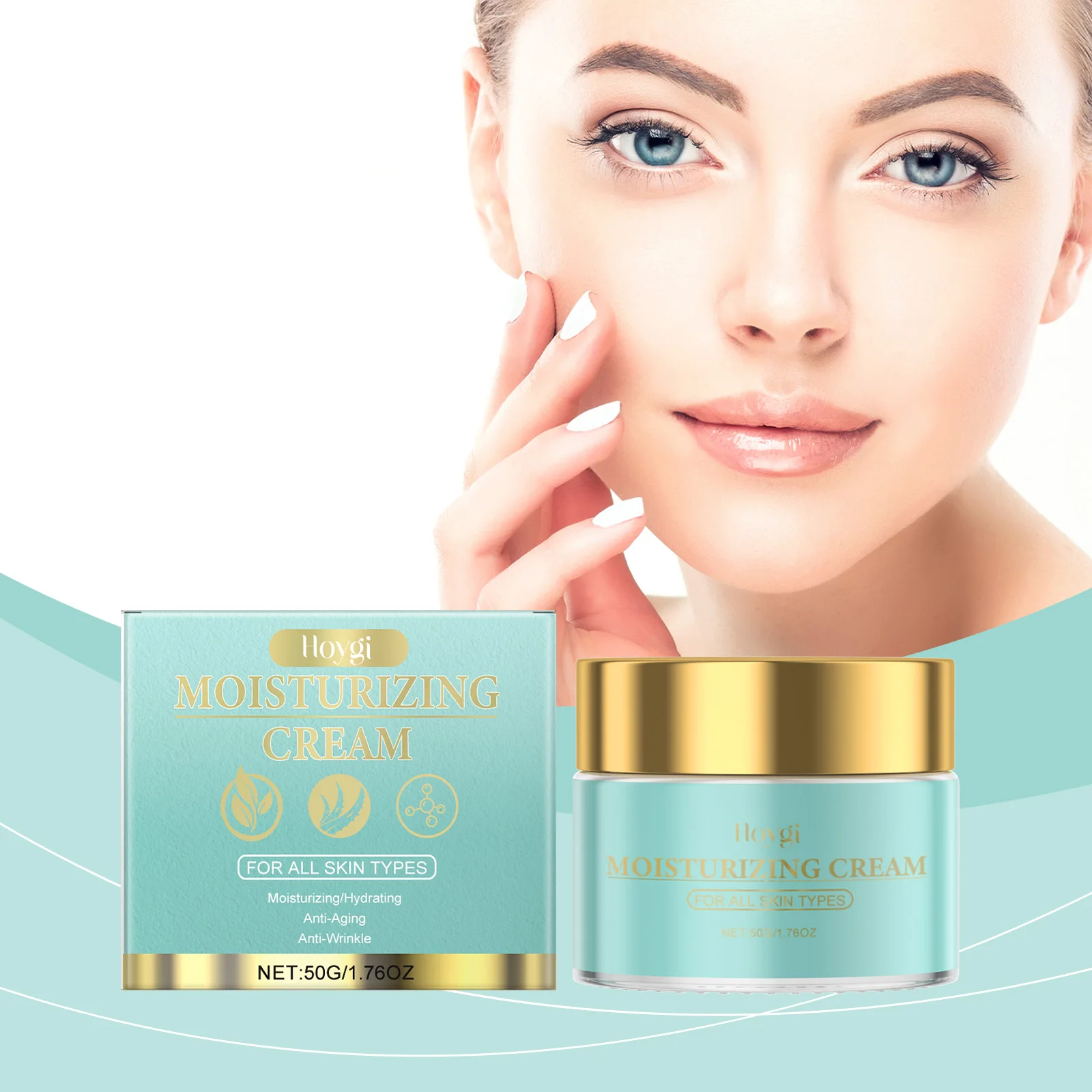 Crema idratante universale - Crema idratante antietà viso e corpo per tutti i tipi di pelle - 50 ml/1,76 once"