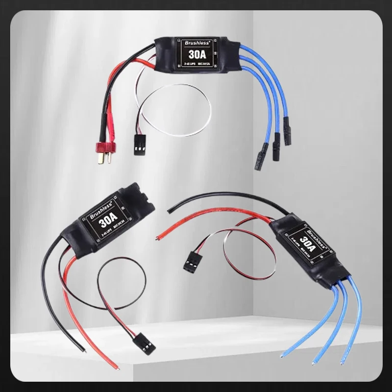 XXD 30A 2-4S ESC controlador de velocidad del Motor sin escobillas RC BEC ESC t-rex 450 V2 helicóptero barco para FPV F450 Mini Quadcopter Drone