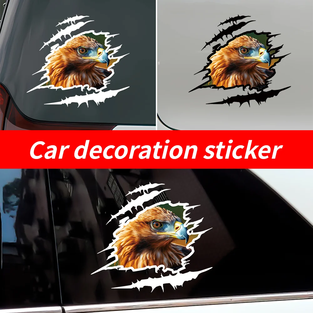 

Автомобильная наклейка Eagle, водостойкая солнцезащитная наклейка для автомобиля, крышка от царапин, графическая наклейка для авто, внедорожника, наклейка на мотоцикл, аксессуары