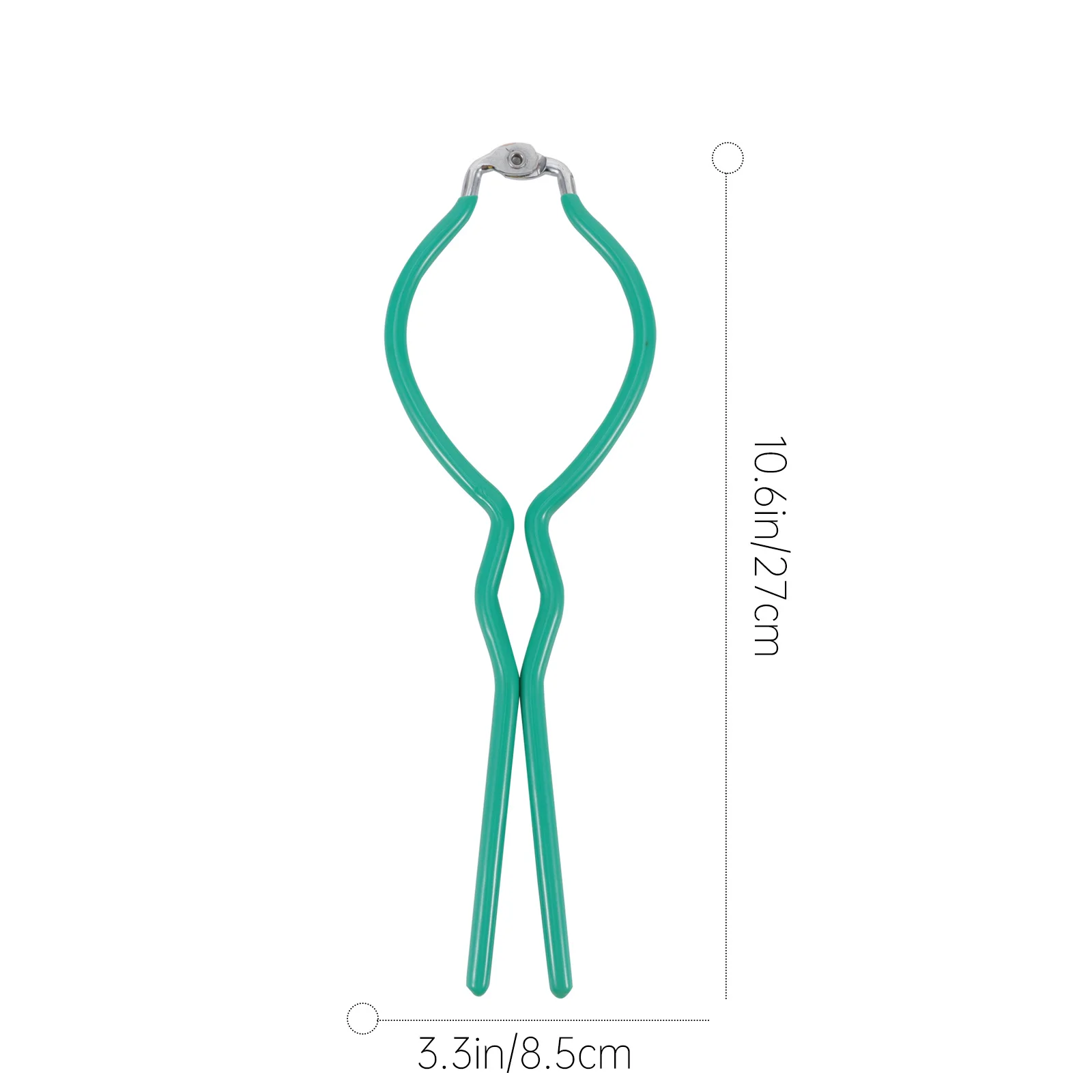 Pinça de garrafa de bebê antiderrapante, resistente ao calor, clipe de plástico de metal dobrável, ferramenta de cozinha, levantador de garrafa, suporte de jarra