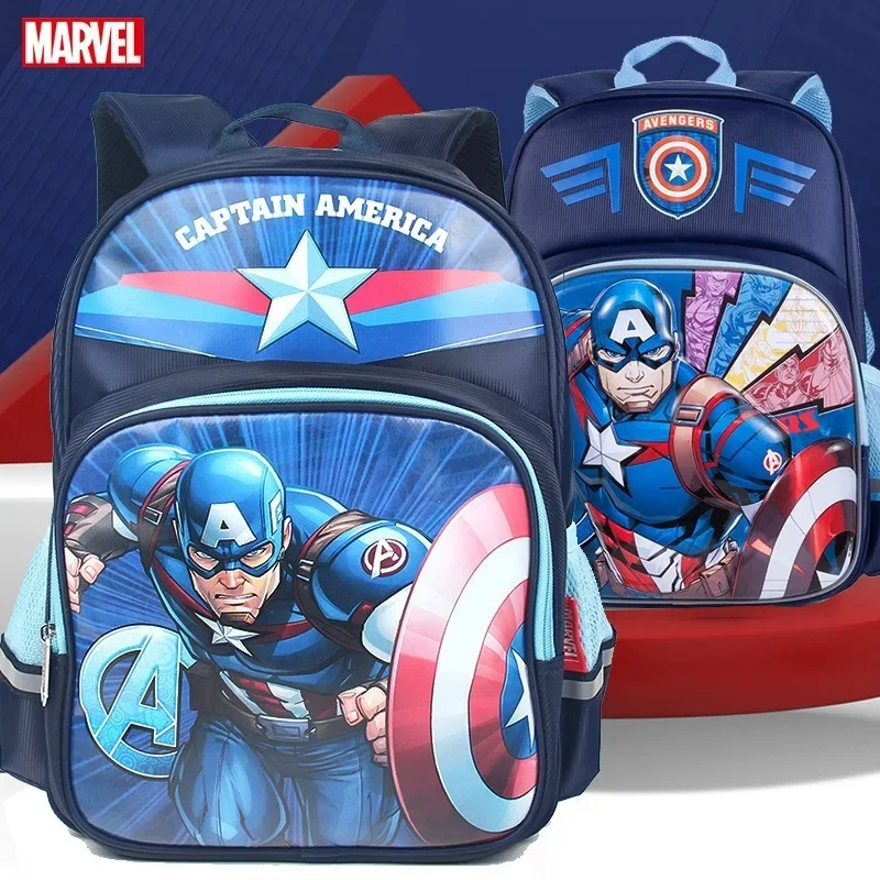 

Marvel Comics Captain America Elementary School Boys Lightweight Large Capacity Backpack Chaoku Boys' Fashion College Backpack